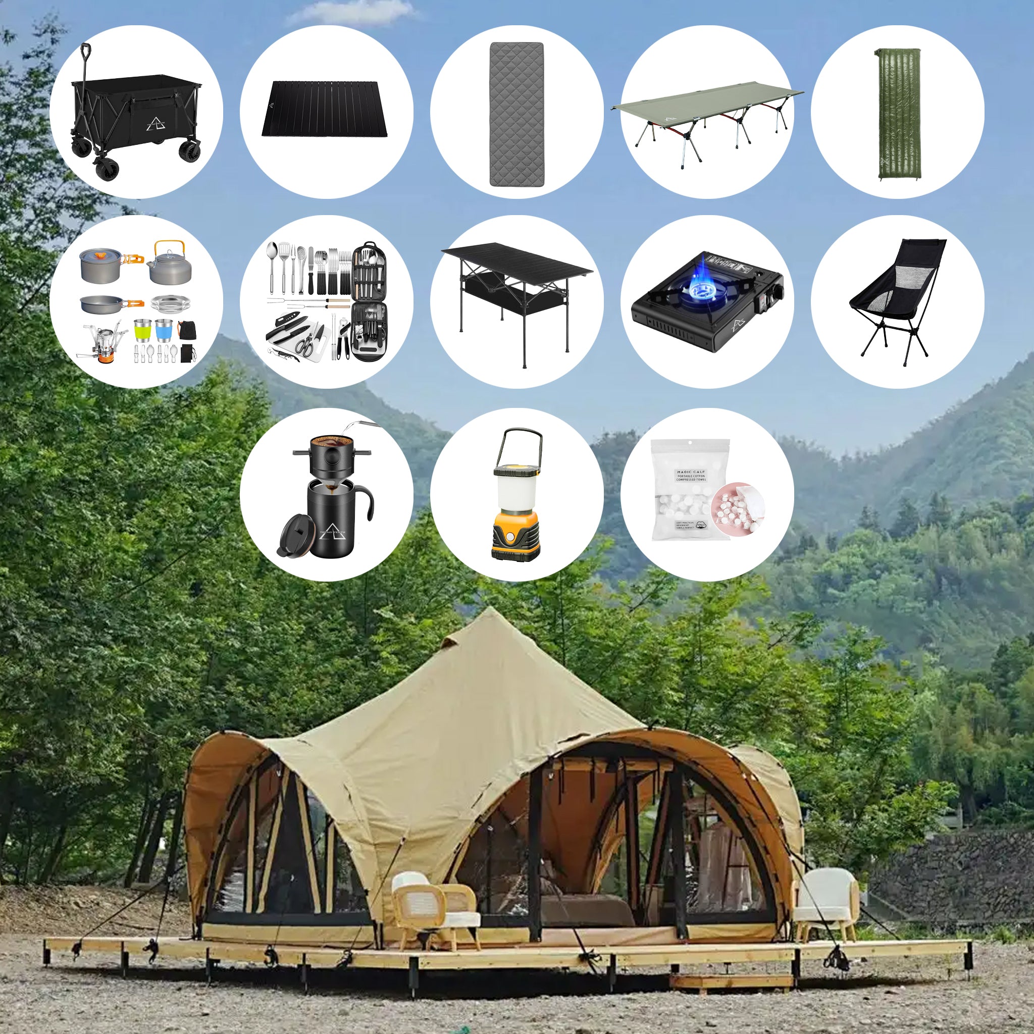 Asher Luxe Camping Kit