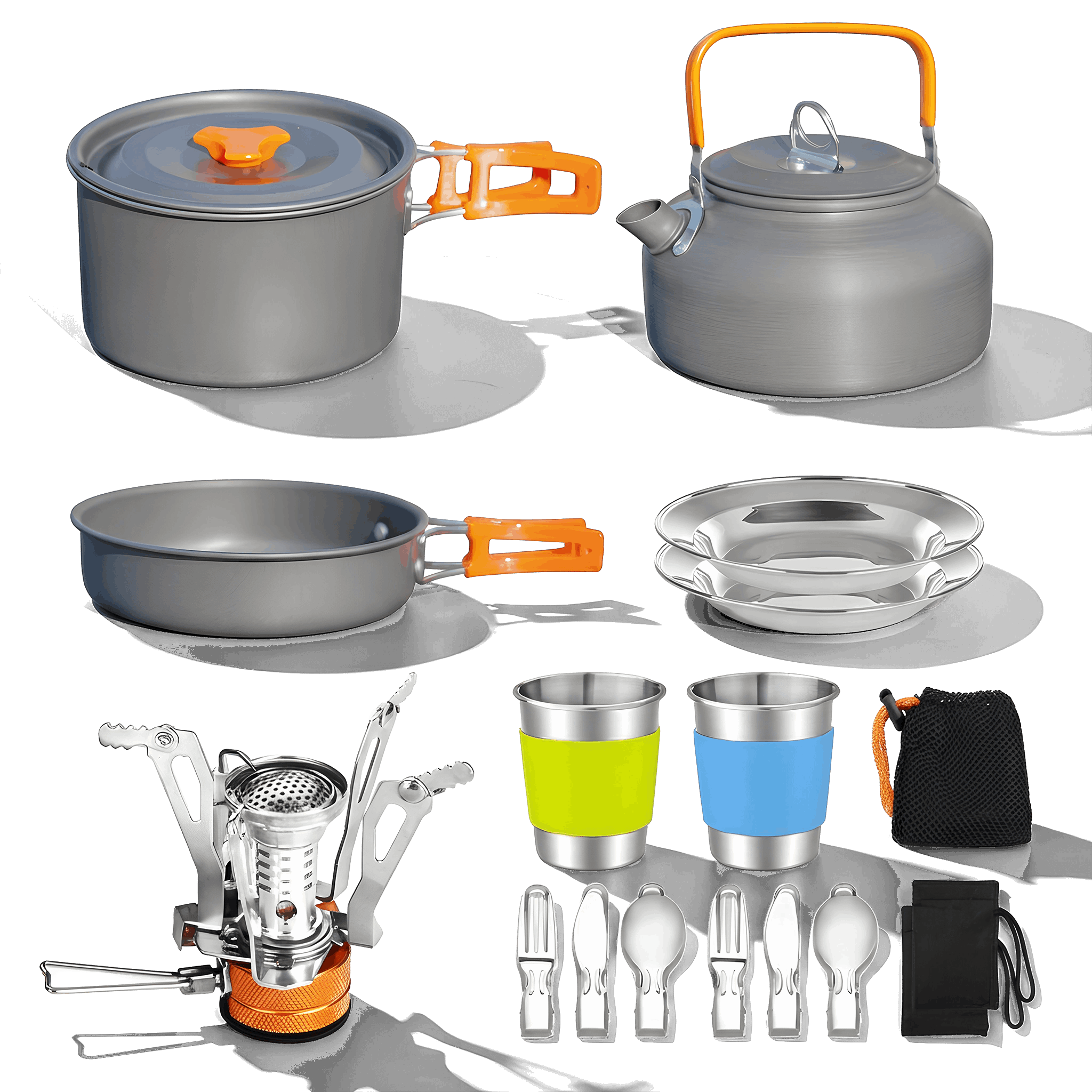 outdoor cooking gear Trend Tents 13-Piece Camp Cook Set