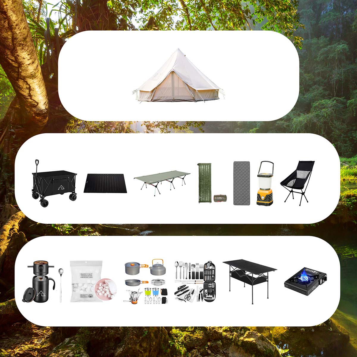 3M Sahara Luxe Camping Kit