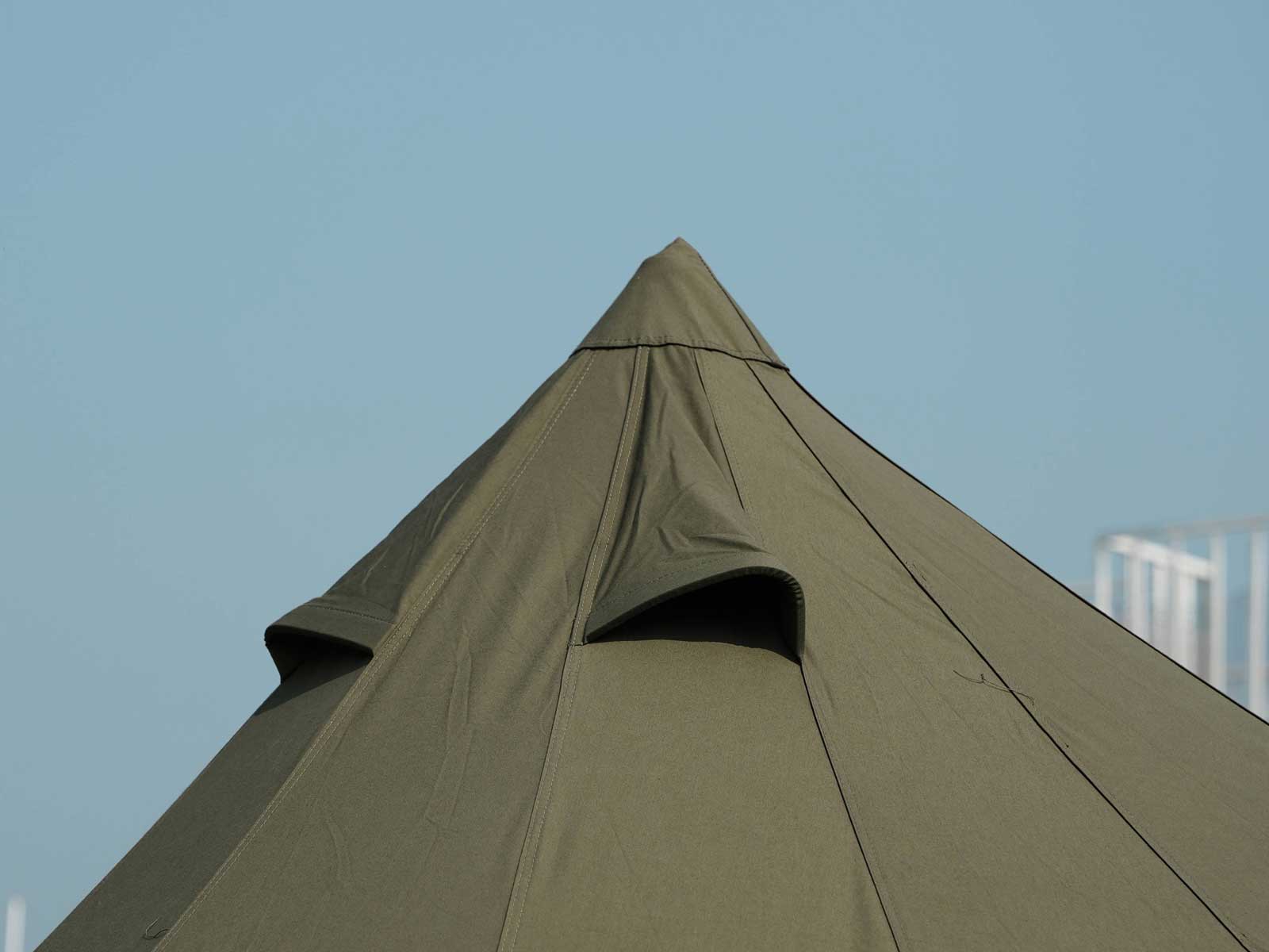 16ft / 5M Outdoor Canvas Bell Tent – Waterproof & Stove Jack Compatible - Trend Tents