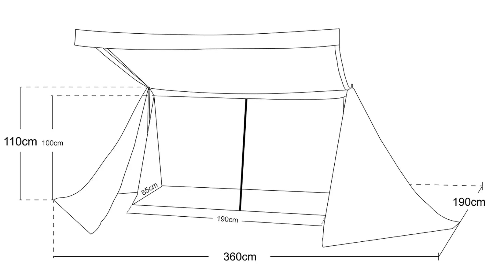 Shelter Saxon Tent — Anatomy Diagram