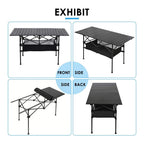 Trend Tents Outdoor Rust Proof Foldable Camping Table