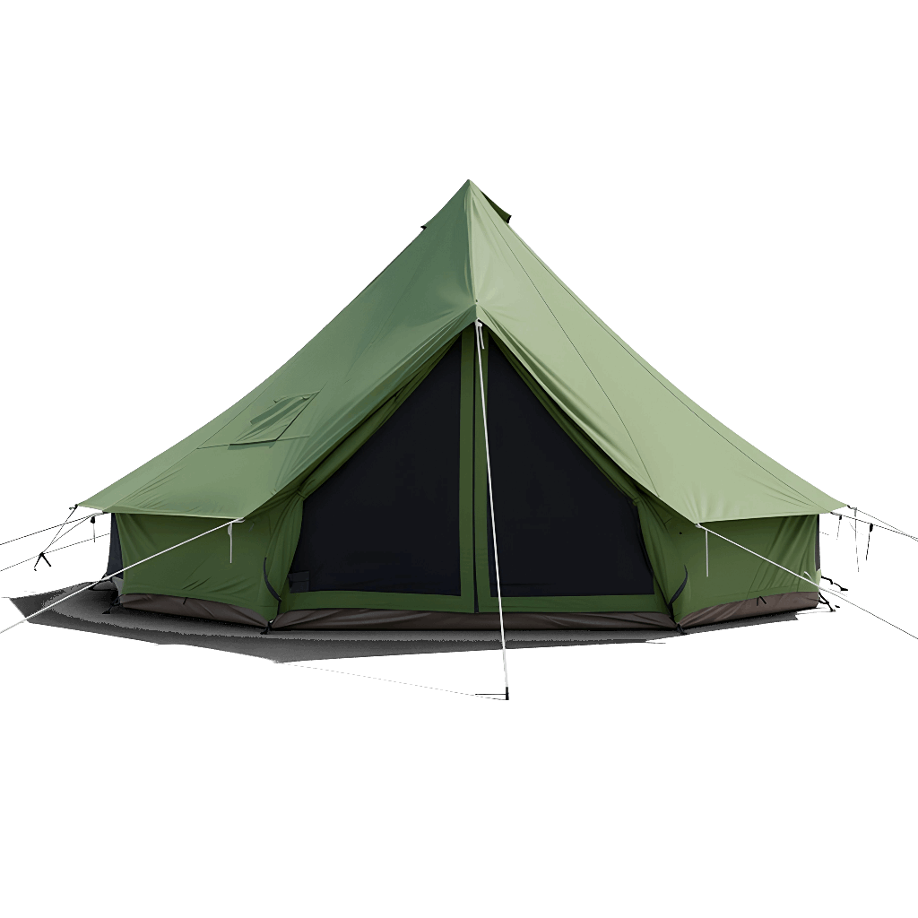 Trend Tent Army Green Standard Canvas Glamping Bell Tent