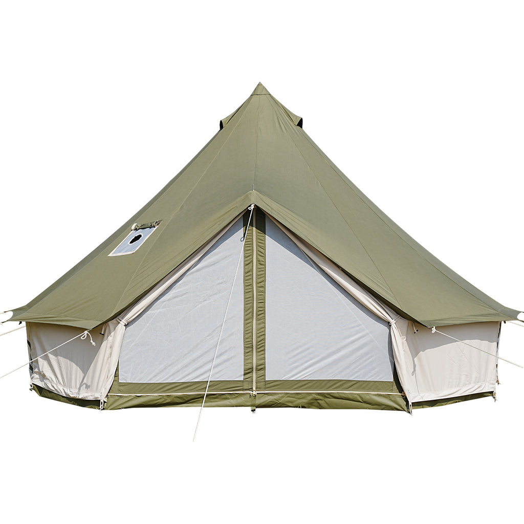 Evergreen Echo Canvas Bell Tent - Trend Tents