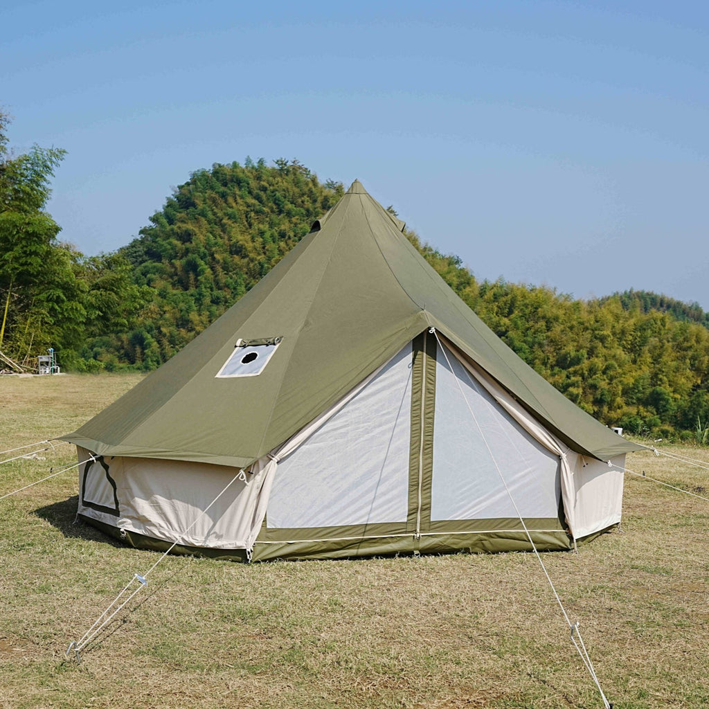 Evergreen Echo Canvas Bell Tent - Trend Tents