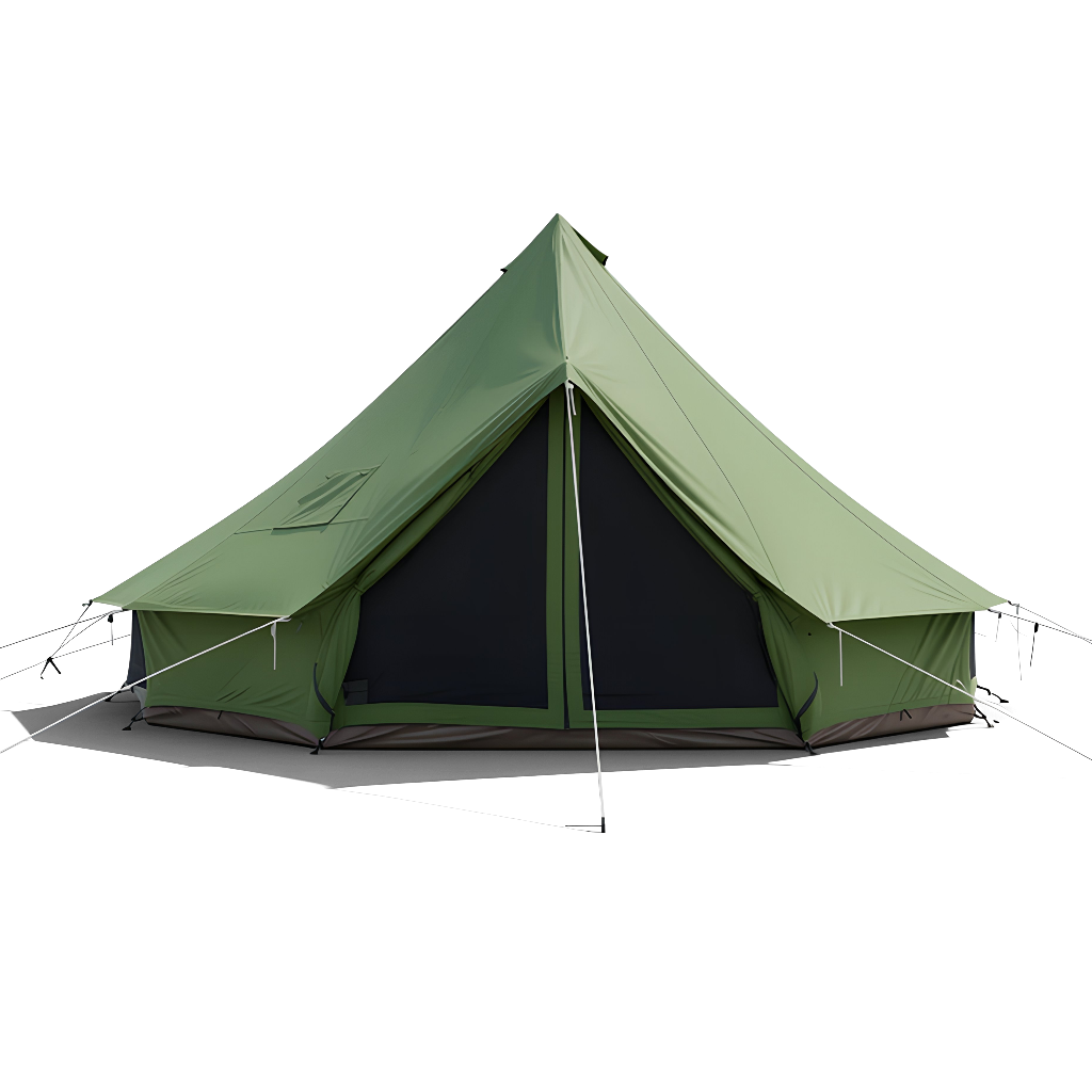 Trend Tent Army Green Standard Canvas Glamping Bell Tent