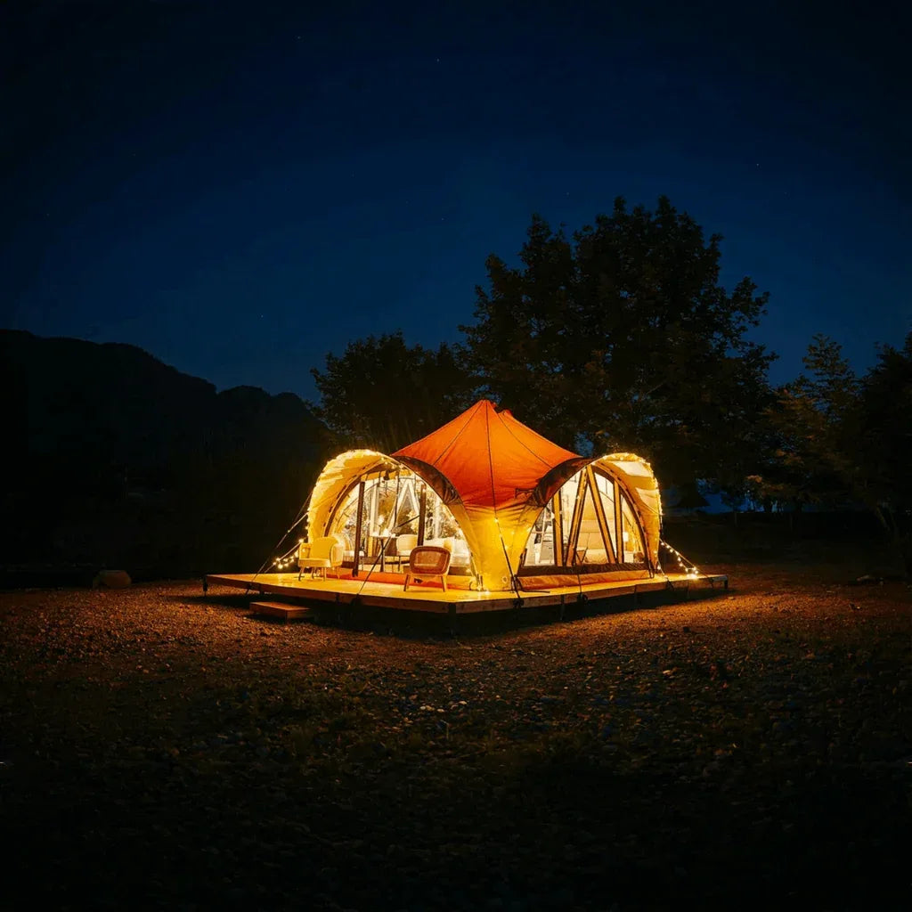 tent architecture Asher Glamping Tent