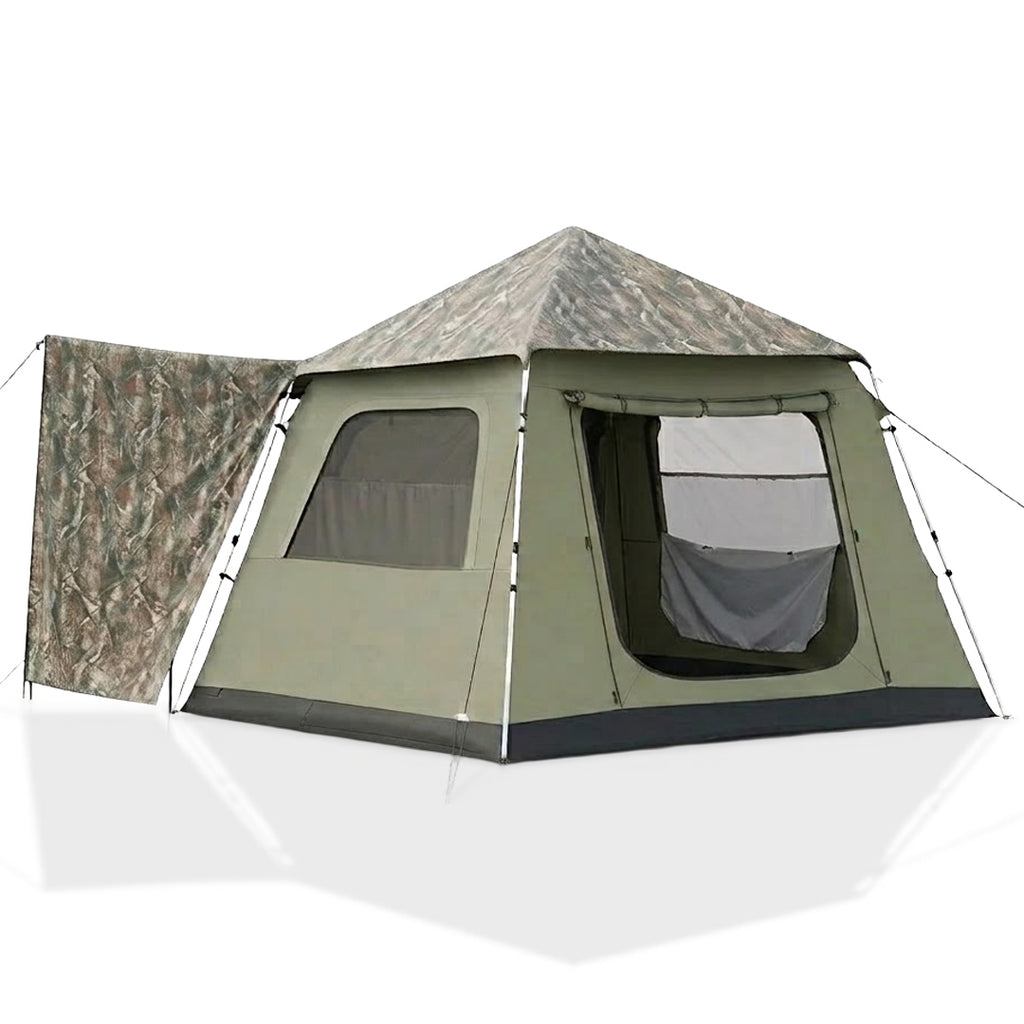 The Automatic Tent Luxury Glamping Safari Tent from Trend Tents great alternative to landys glamping tents. Best Glamping Tent for 2+ people