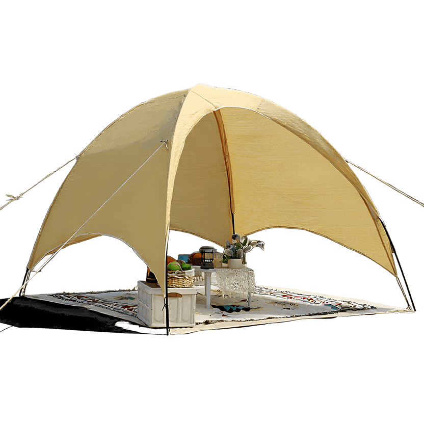 Beach Cabana — Anatomy Diagram