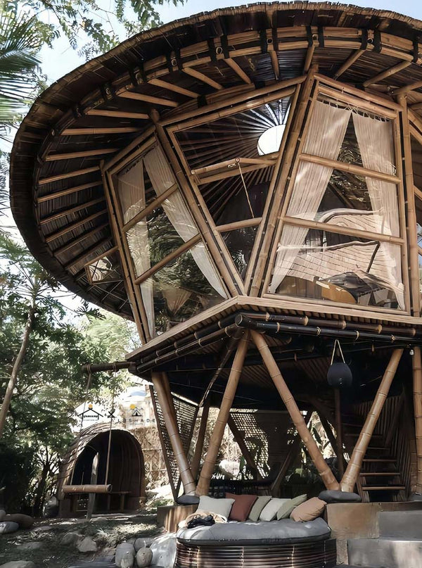 Beehive 2 Story Lodge glamping structure