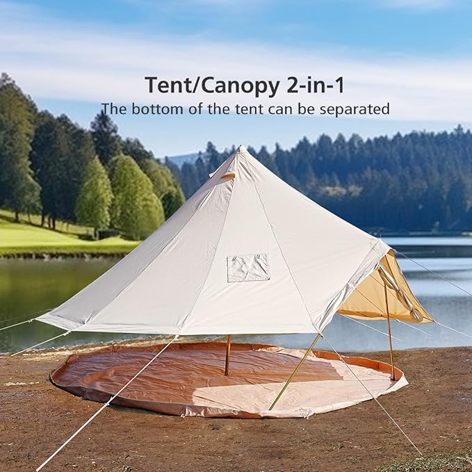 Sahara Canvas Bell Tent - Trend Tents