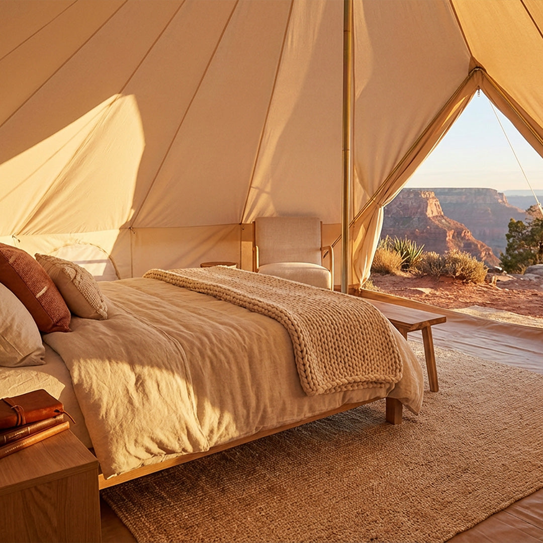 Premium bell tent interior