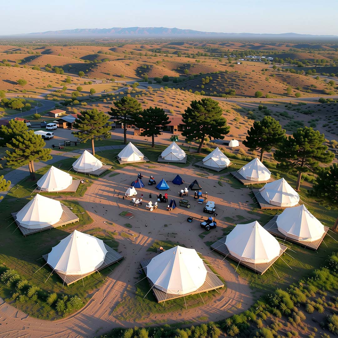 Bell tent resort