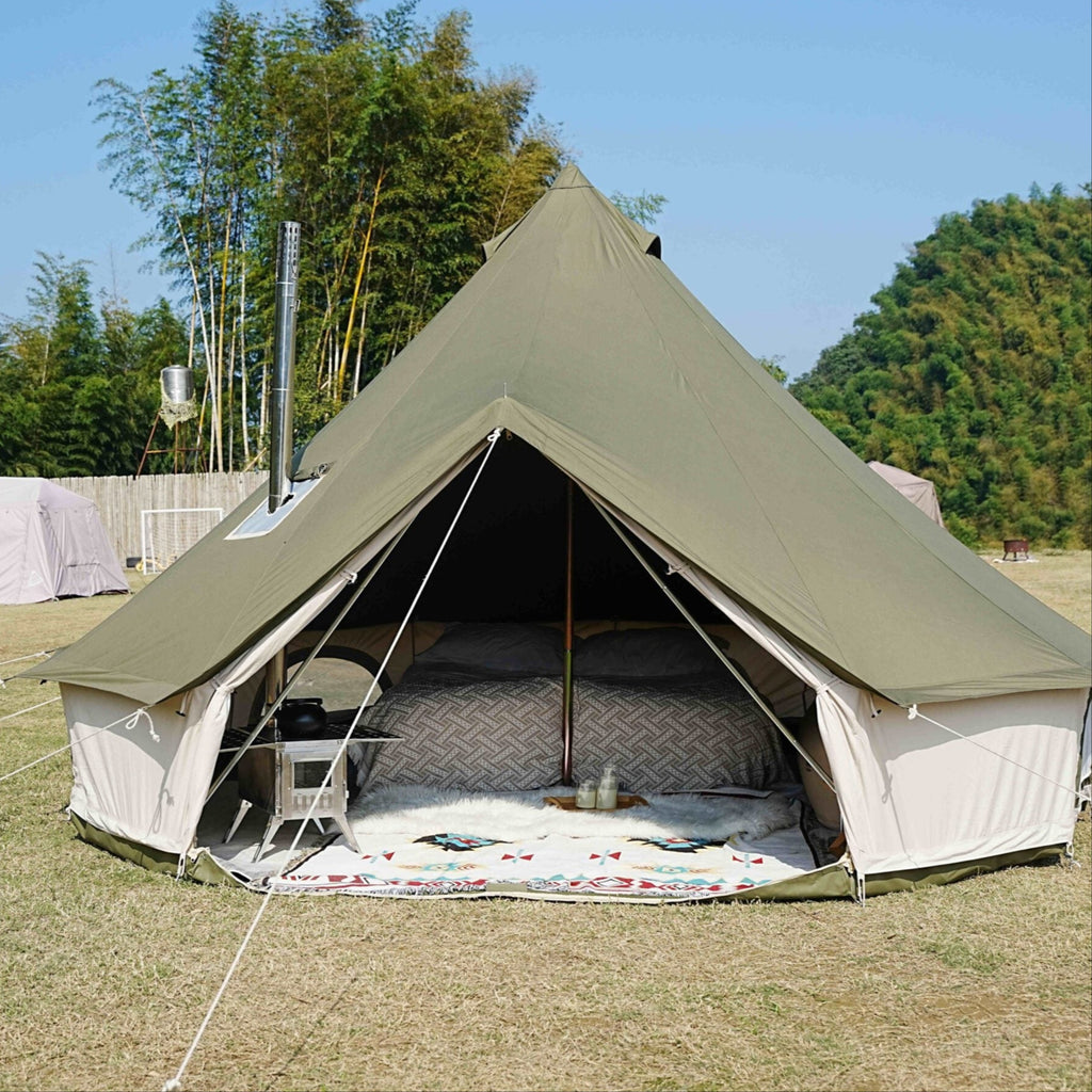Evergreen Echo Canvas Bell Tent - Trend Tents