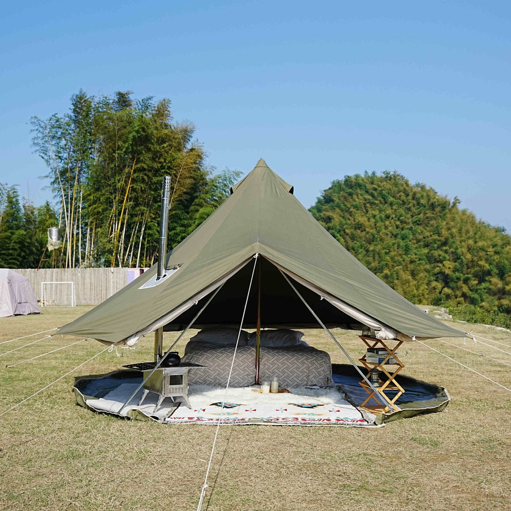Evergreen Echo Canvas Bell Tent - Trend Tents