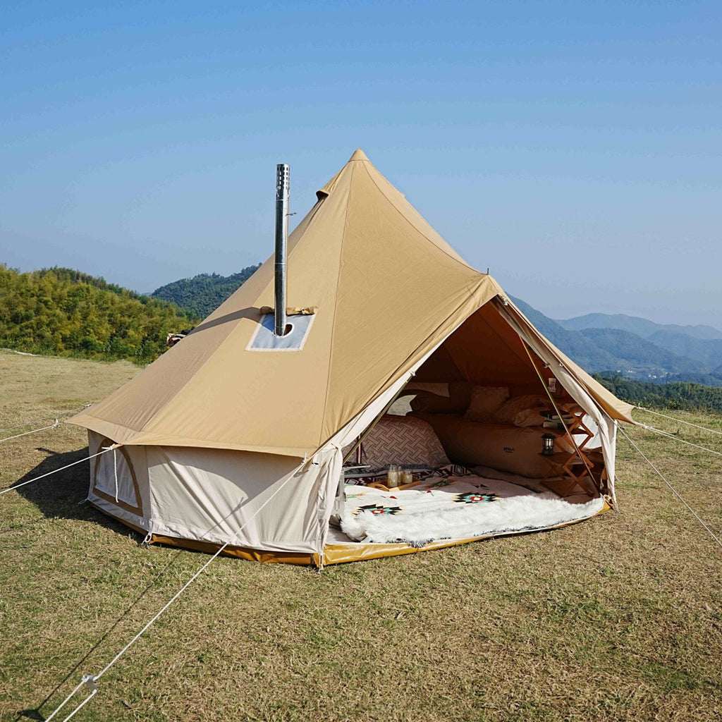 Sierra Glow Canvas Bell Tent - Trend Tents