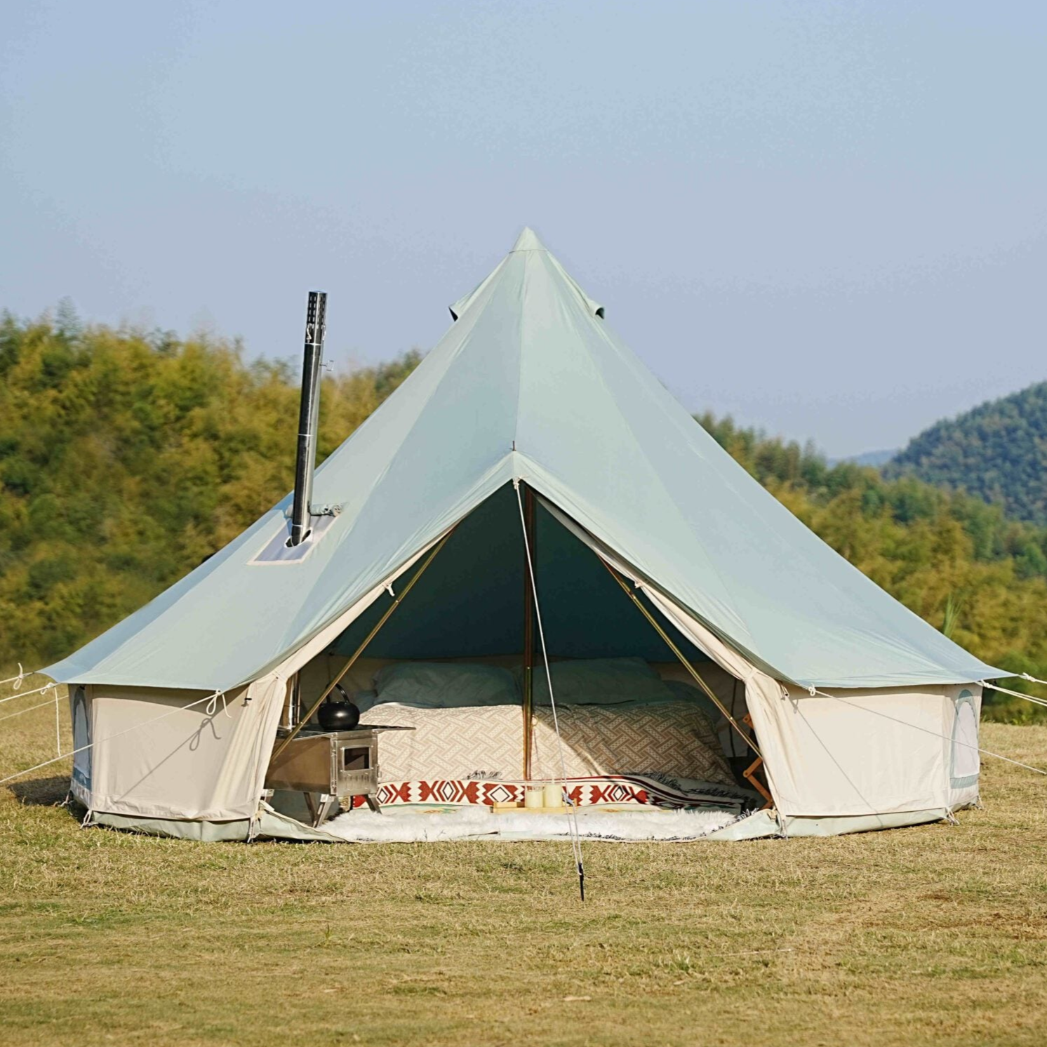 Mossvale Canvas Bell Tent - Trend Tents