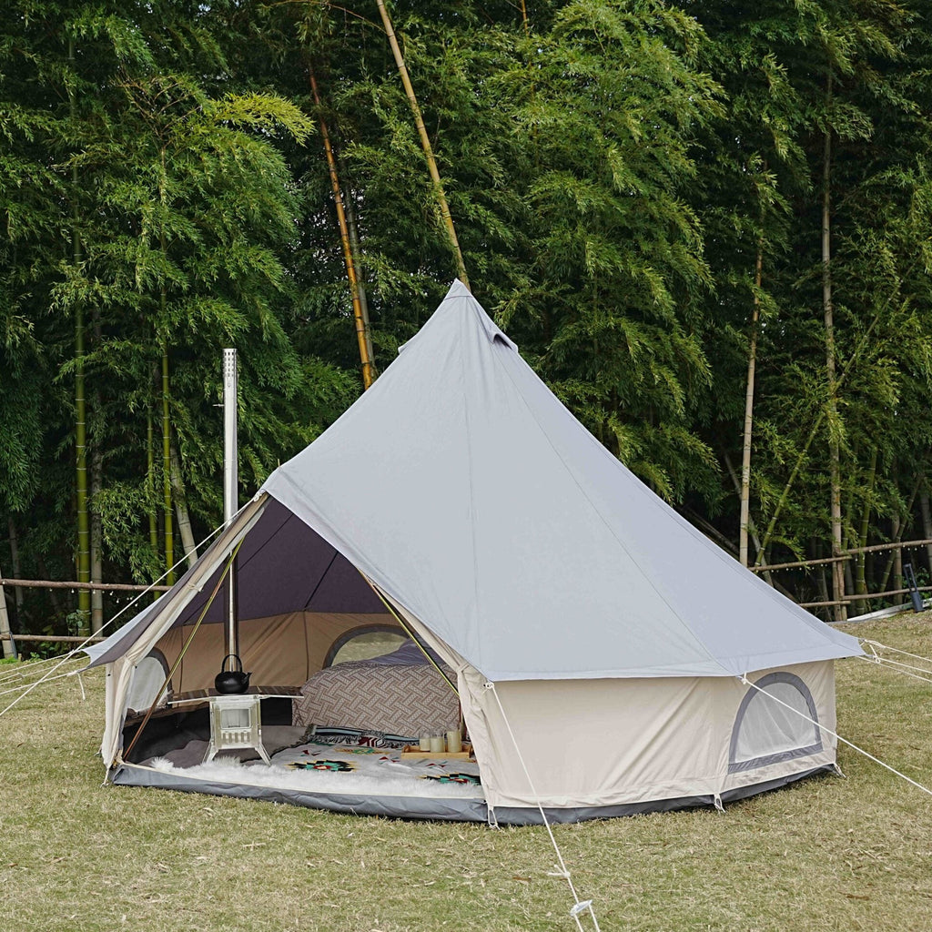 Silverstone Haven Canvas Bell Tent - Trend Tents