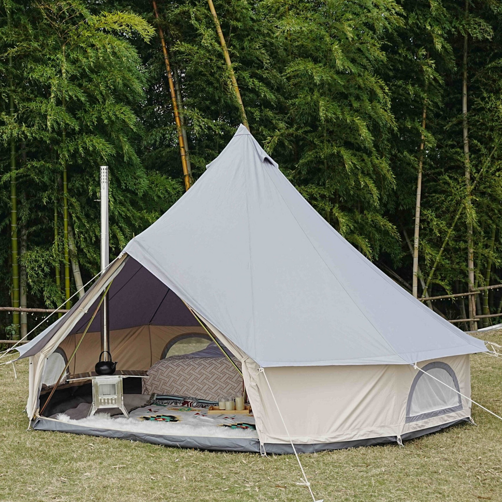 Silverstone Haven Canvas Bell Tent - Trend Tents