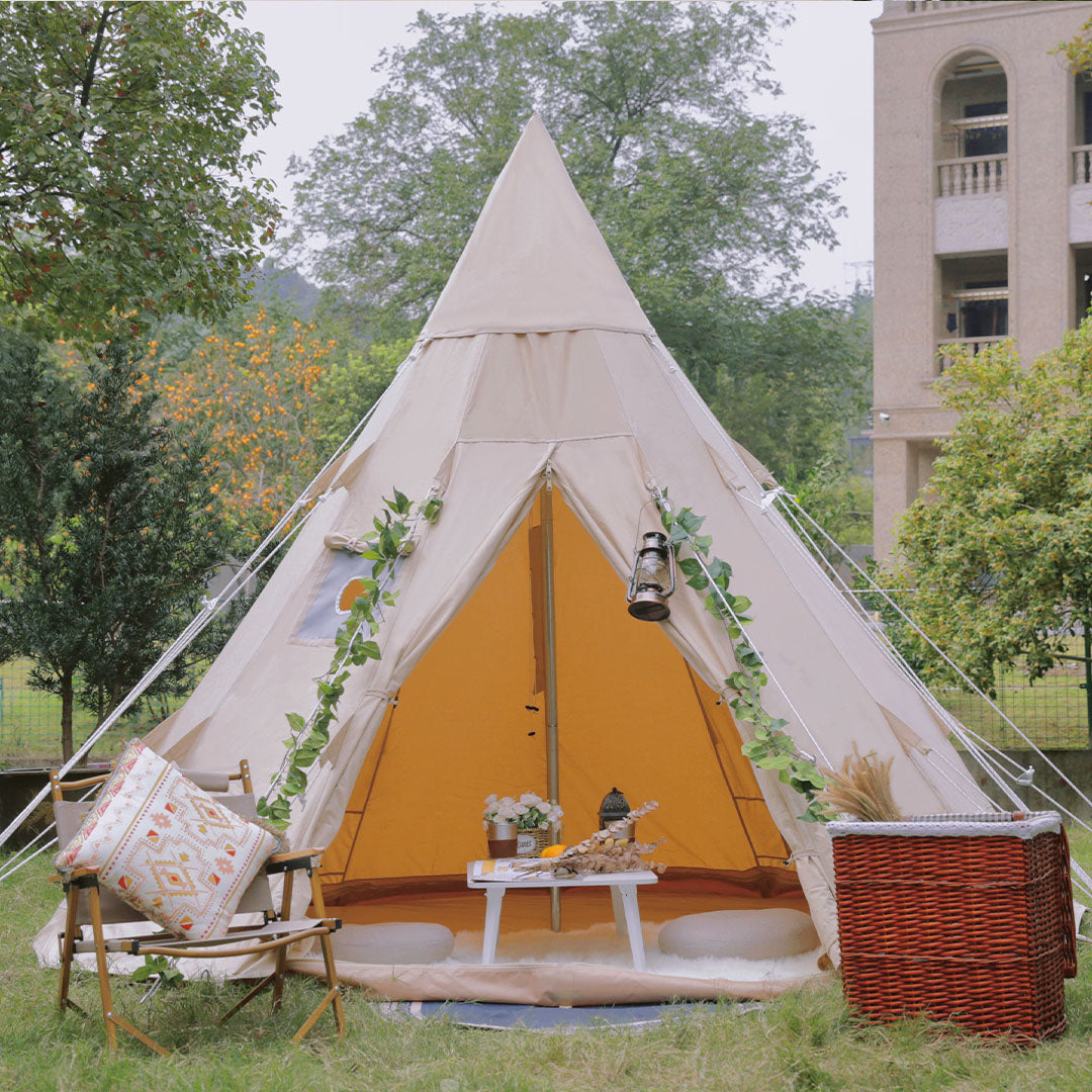 Backyard Teepee Nomad Tipi Tent Durable, Waterproof, And Spacious