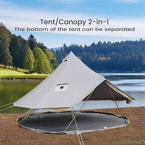 Silverstone Haven Canvas Bell Tent - Trend Tents