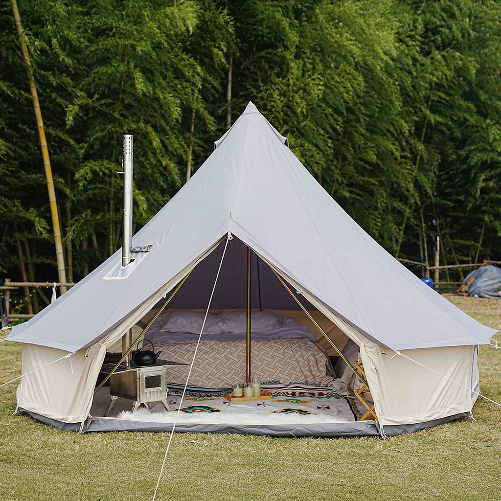 Silverstone Haven Canvas Bell Tent - Trend Tents