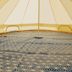 Trend Tents Half Moon Bell Tent Floor Mat and best carpet