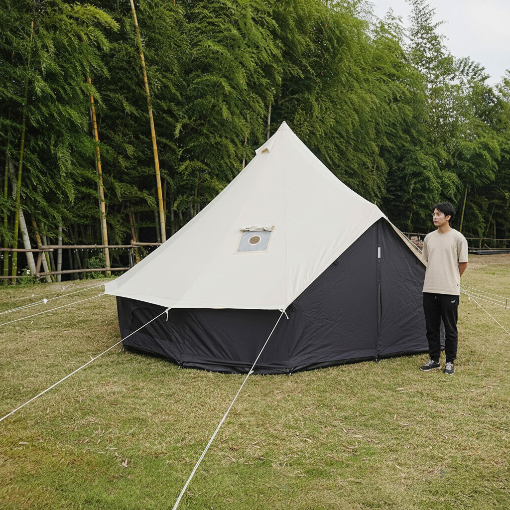 Trend Tents Monochrome Canvas Glamping Bell Tent