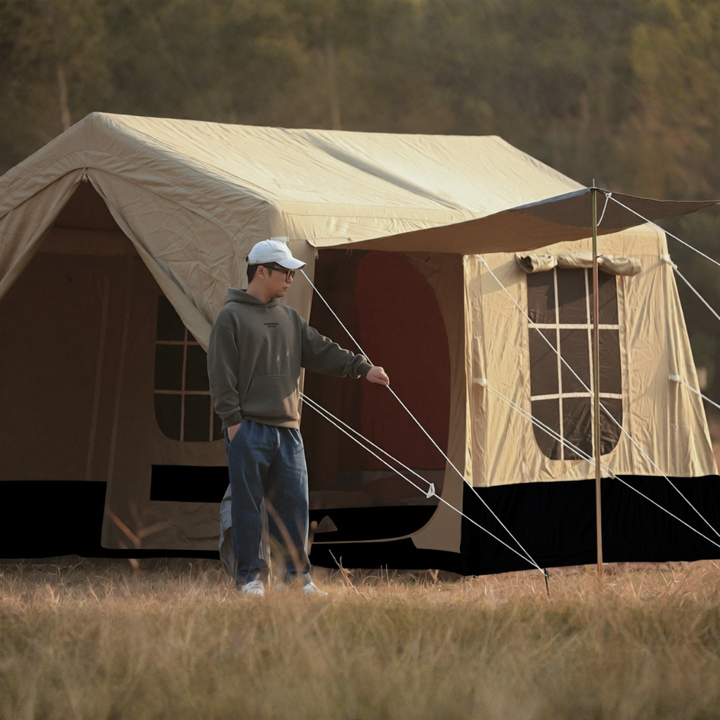 Trend Tents Nimbus Inflatable Cabin Human Scale