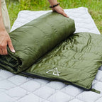 Trend Tents Best Plush Foldable Camping Sleeping Bag with Carrying Case