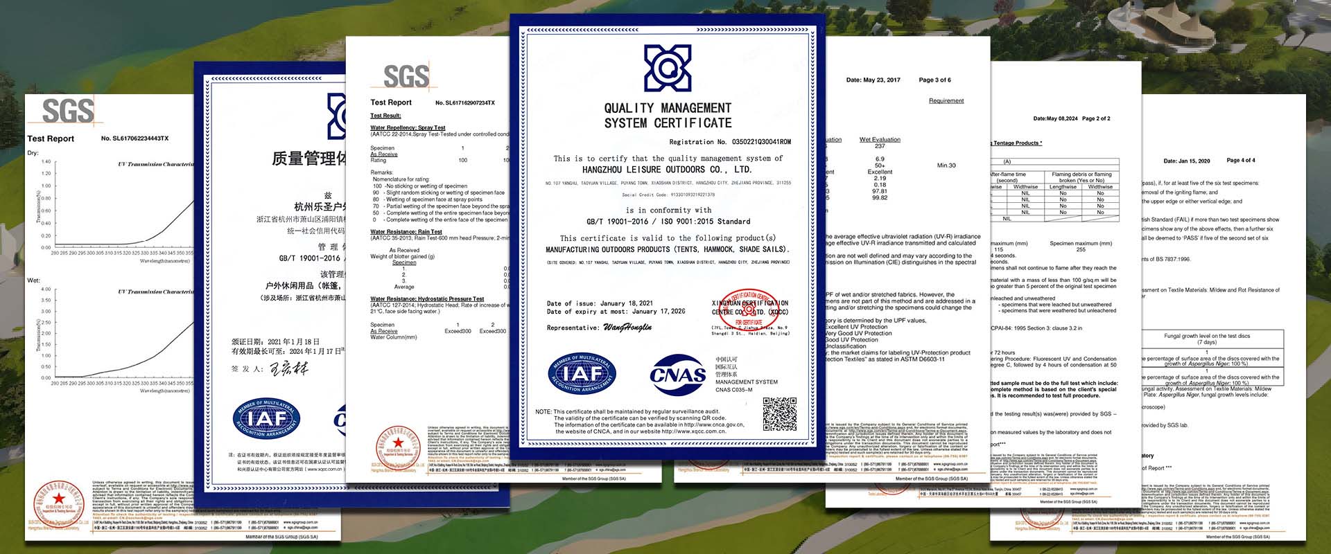 Certification documents