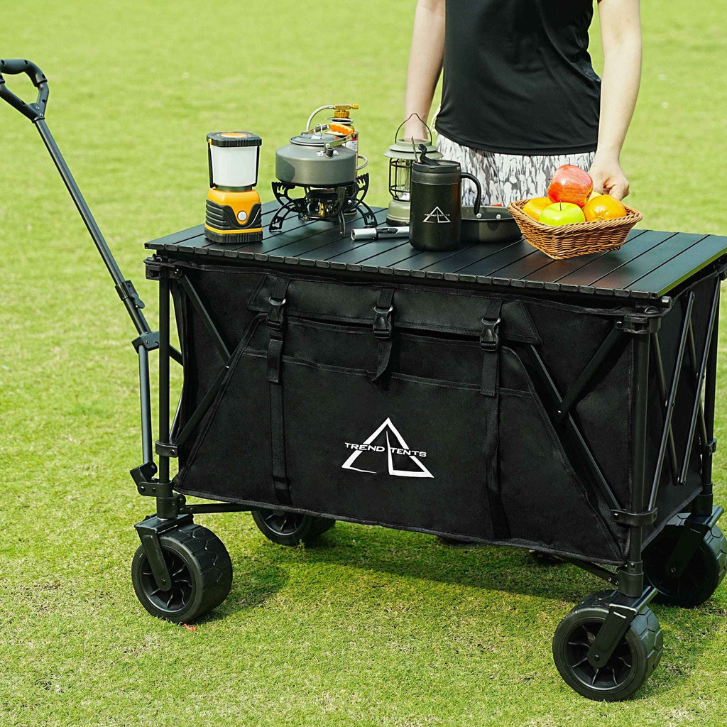 Trend Tents Best Heavy Duty Foldable Portable Camping Wagon with wheel locks