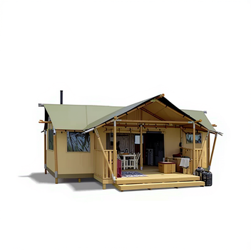 Trend Tents Escape Safari Tent — compact canvas structure with front porch