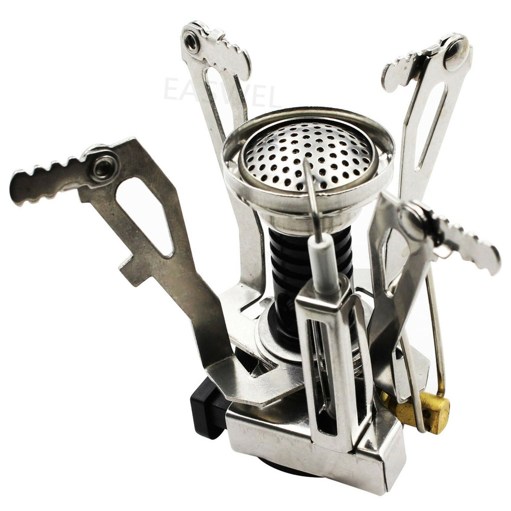 Trend Tents Best Portable fold up camping cook set with ignition stove