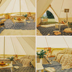 Trend Tents Half Moon Bell Tent Floor Mat and best carpet