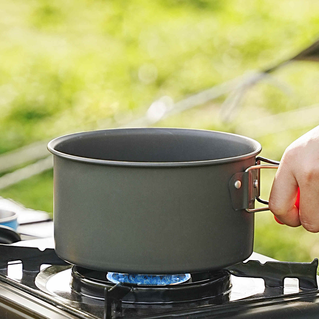 Trend Tents Best Portable fold up camping cook set with ignition stove