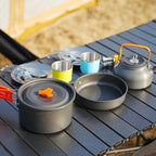 Trend Tents Best Portable fold up camping cook set with ignition stove