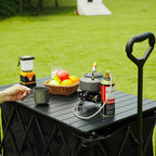 Trend Tents Best Outdoor Rust Proof foldable Roll Up Wagon Table Top 