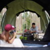 Army Green Tunnel Tent