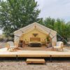 16' x 12' Large Canvas Wall Tent for Camping and Hunting