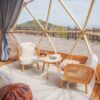 Wooden Geodesic Dome Tent