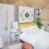 Wooden Geodesic Dome Tent