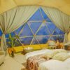 Wooden Geodesic Dome Tent