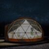 Wooden Geodesic Dome Tent