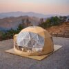 Wooden Geodesic Dome Tent