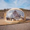 Wooden Geodesic Dome Tent