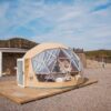 Wooden Geodesic Dome Tent